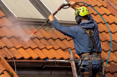 Démoussage et hydrofuge de toiture à Hallivillers